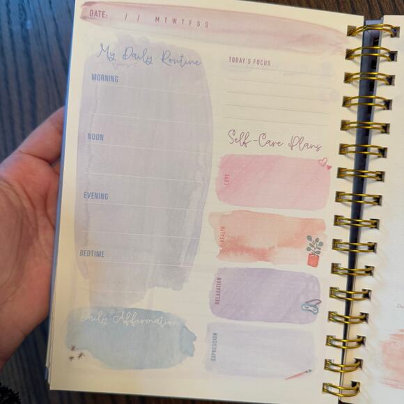 🛍️ 4 for $20 🛍 Self-Care Journal Guided Prompts Affirmations Wellness Goals - Picture 3 of 7